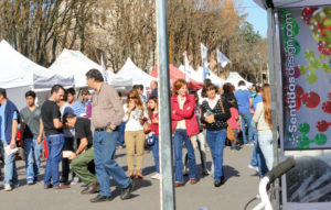 El público de Saladillo en la muestra